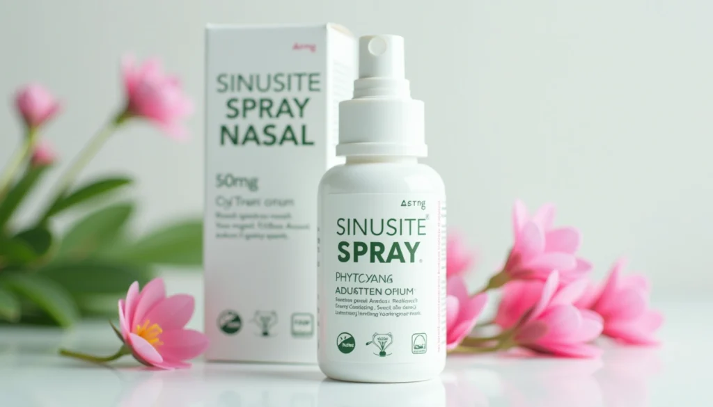 Soulagement Naturel de la Sinusite avec le Spray Nasal 50mg Phytosun Aroms